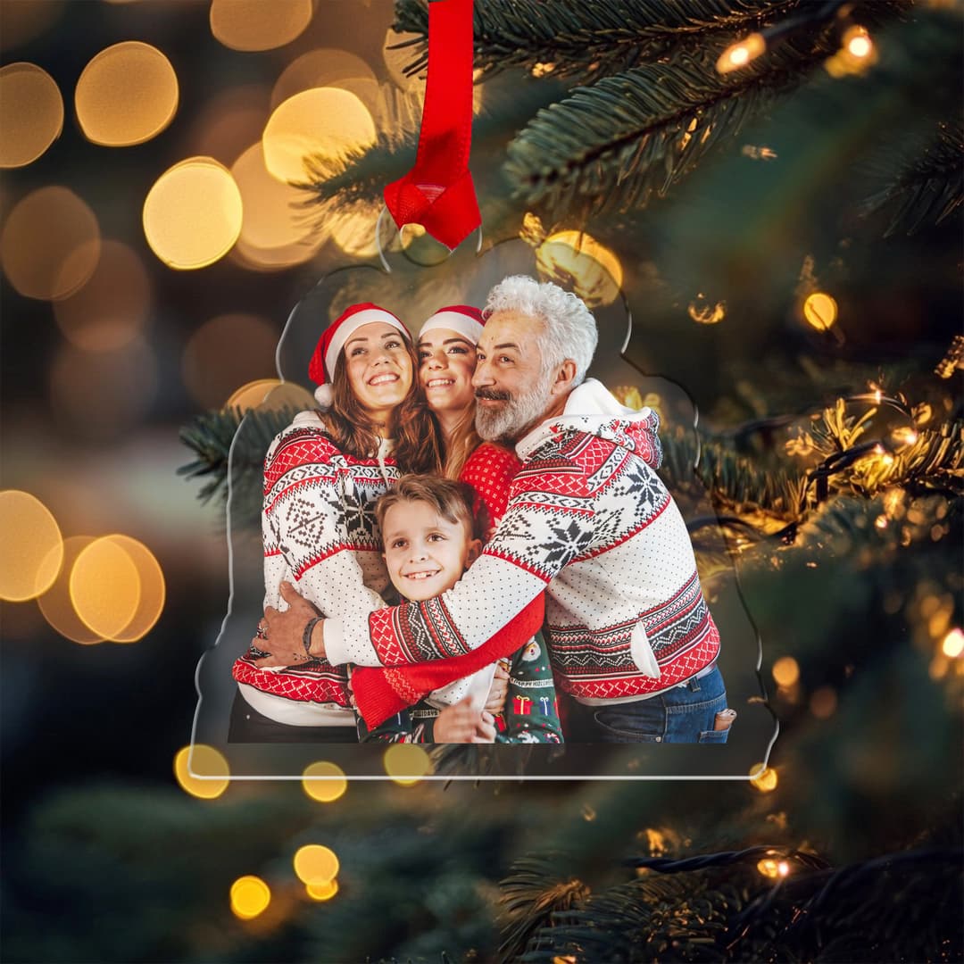 Custom Acrylic Ornament Print on Demand