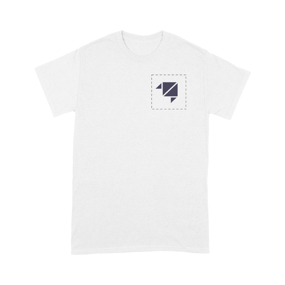 Standard Unisex Embroidered T-Shirt (Left Chest)