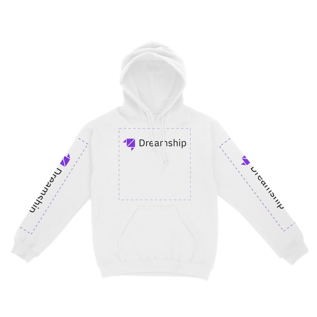 Sleeve Printed Unisex Standard Hoodie