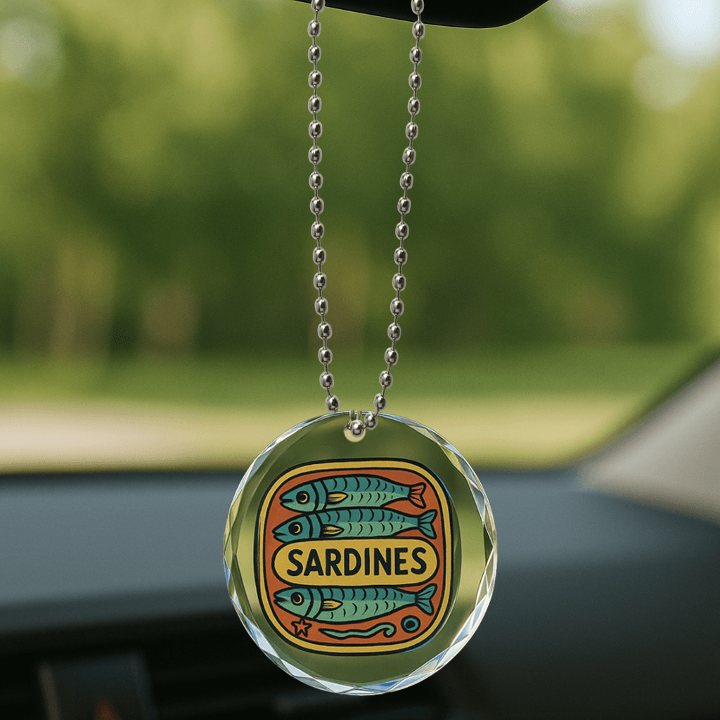 Glass Car Ornament