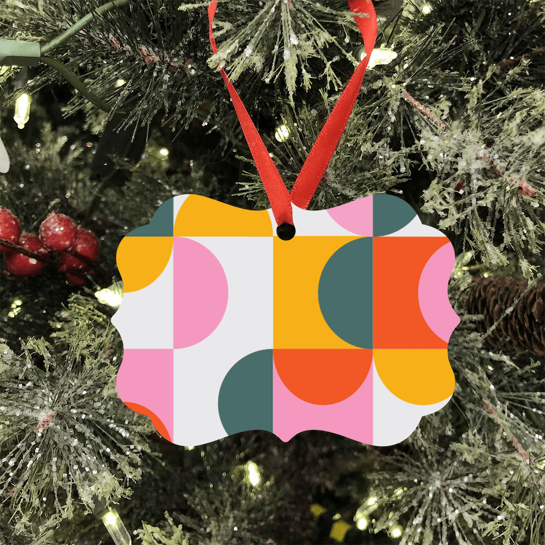 Medallion Ceramic Ornament