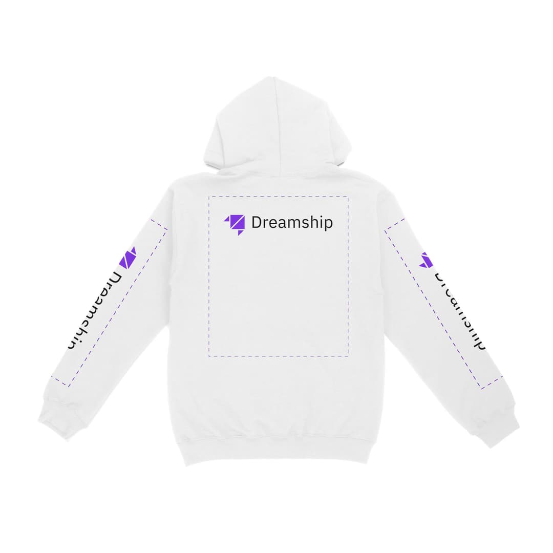 Sleeve Printed Unisex Standard Hoodie