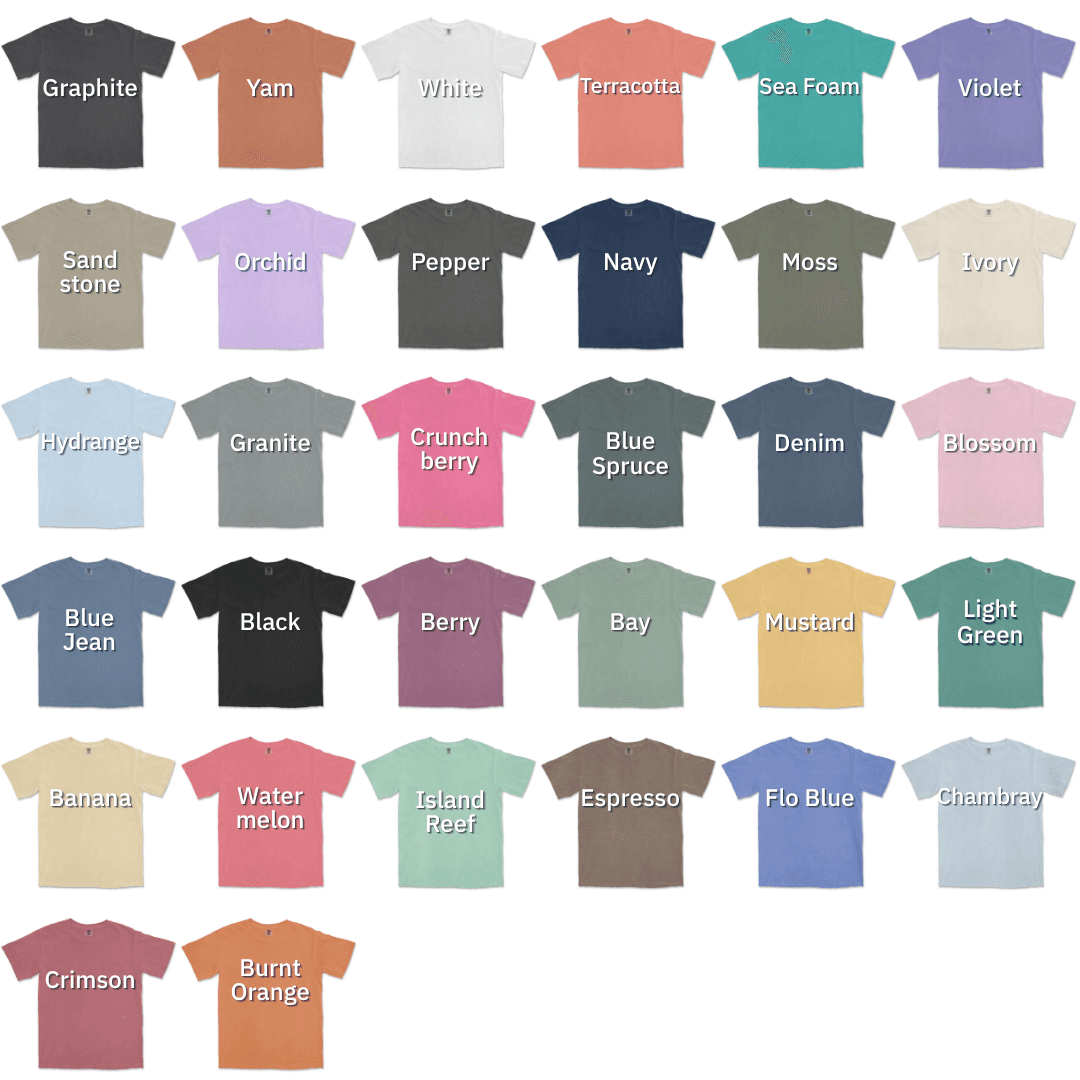 Unisex Comfort Colors® 1717 Heavyweight T-Shirt - Neck Label