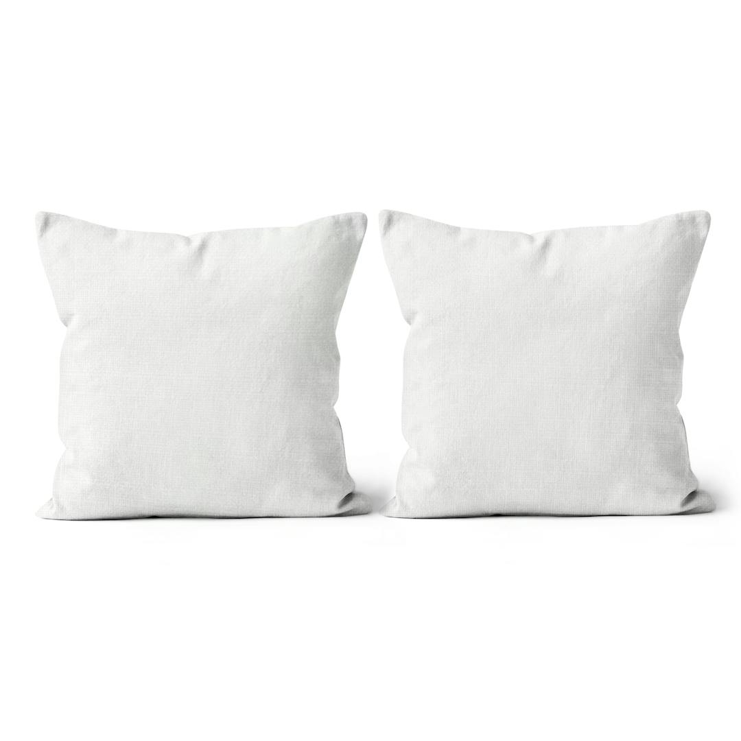 All-over Print Linen Throw Pillow Set (18x18)